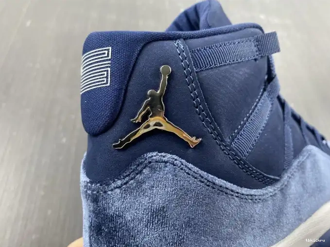Rep TBK Navy 11 Midnight Air AR0715-441 WMNS Jordan Velvet 0616